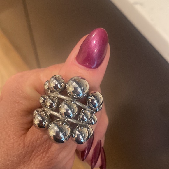 Silver Statement Ring - Picture 4 of 10